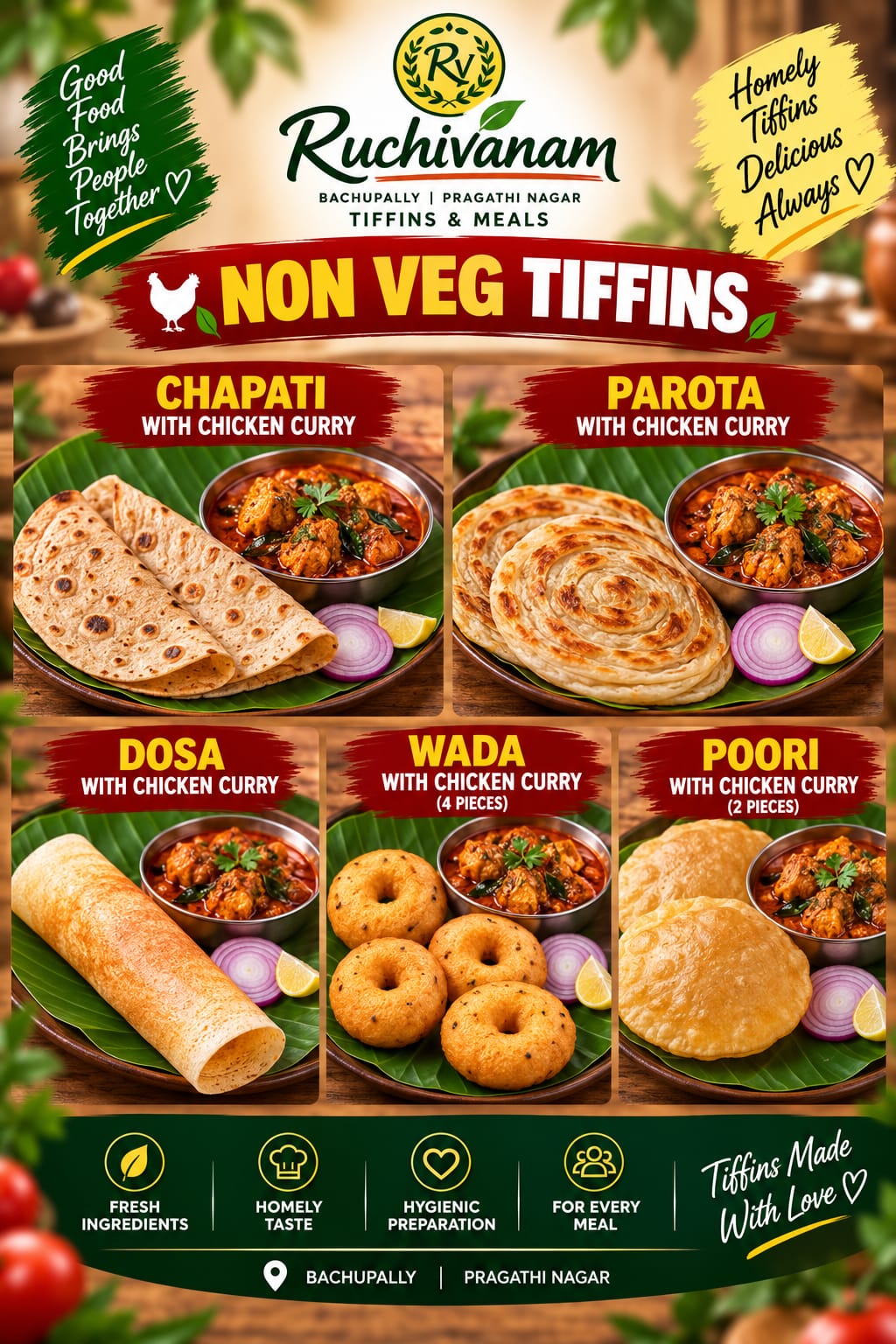 Non-Veg Tiffins